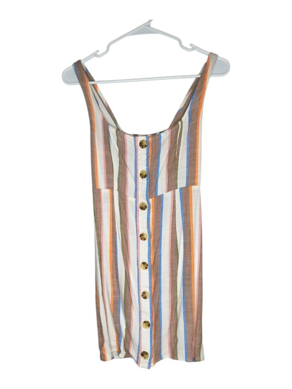 Show Me Your MuMu Cora Dress Sherbet Stripe Size XS Summer Vibes - Picture 2 of 14